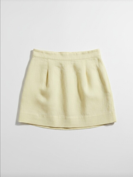 Old Navy Dresses & Skirts - Old Navy Women's Butter Yellow Linen Blend Mini Skirt Small